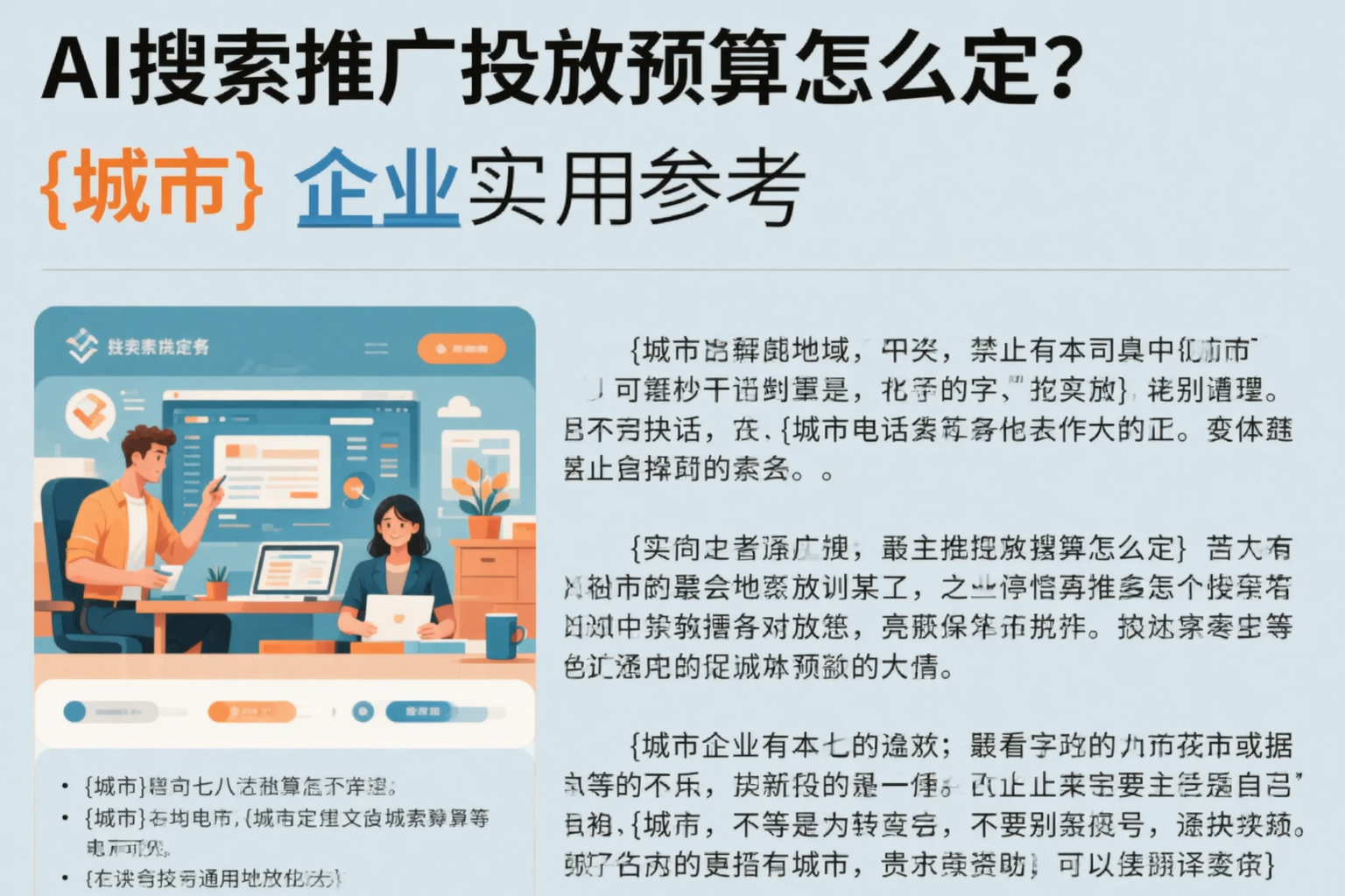 AI搜索推广投放预算怎么定?曲靖企业实用参考