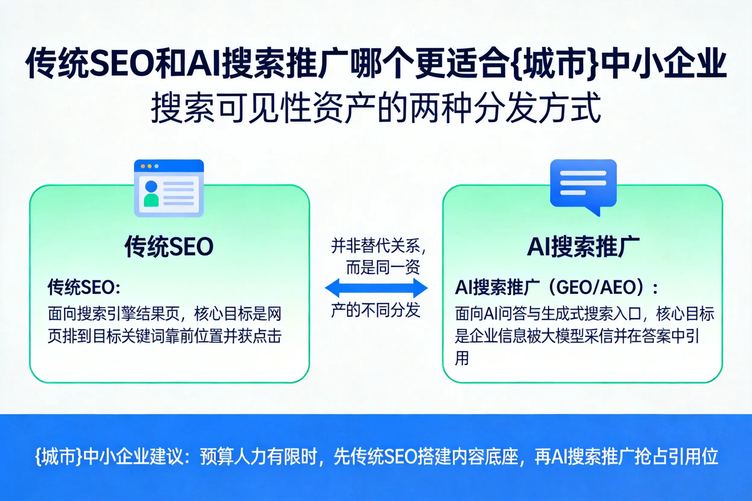 传统SEO和AI搜索推广哪个更适合曲靖中小企业