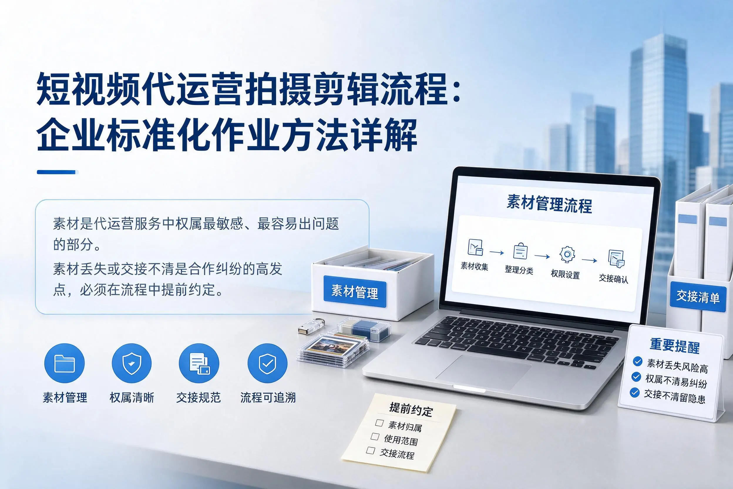 短视频代运营拍摄剪辑流程：曲靖企业标准化作业方法详解