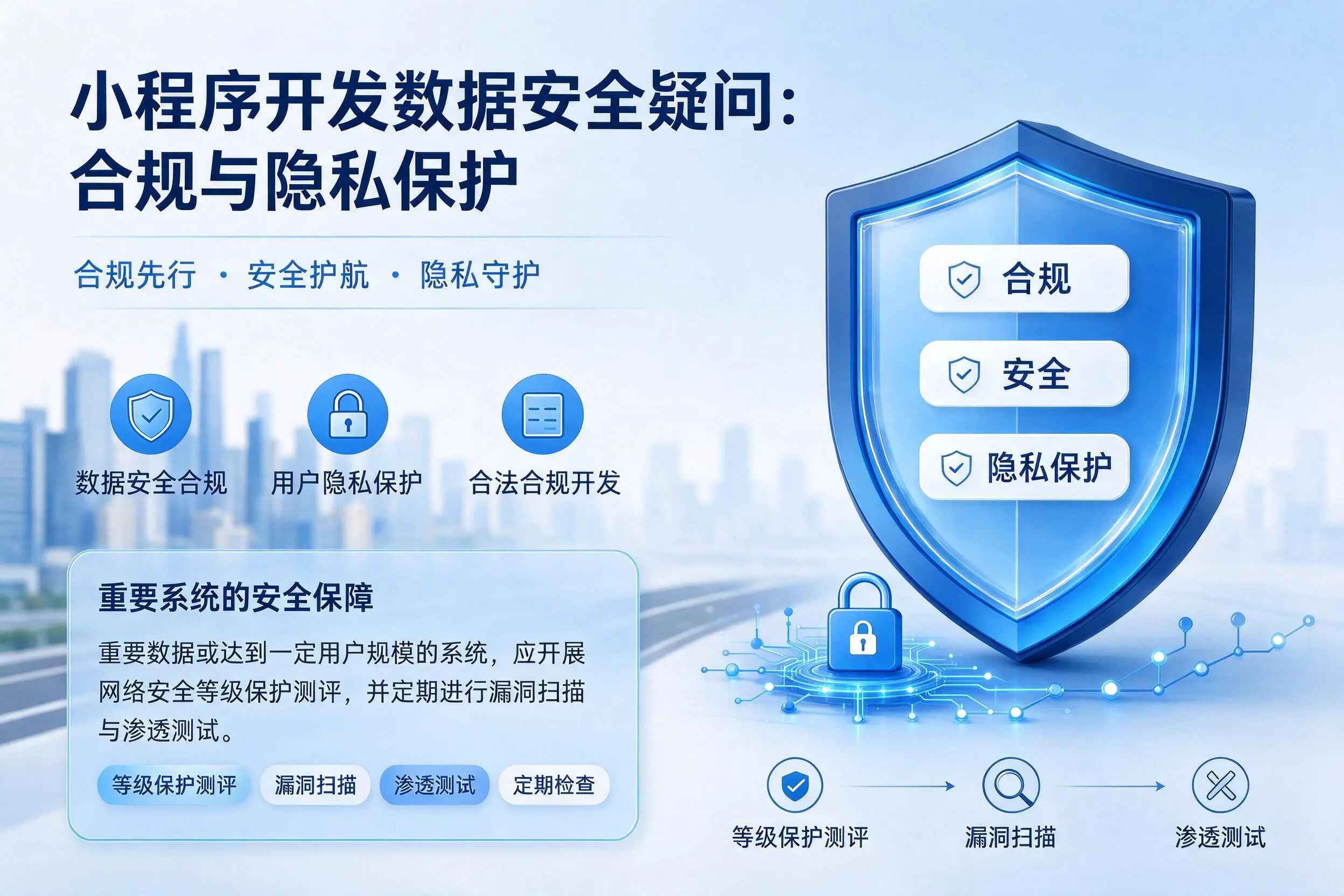 曲靖小程序开发数据安全疑问:合规与隐私保护
