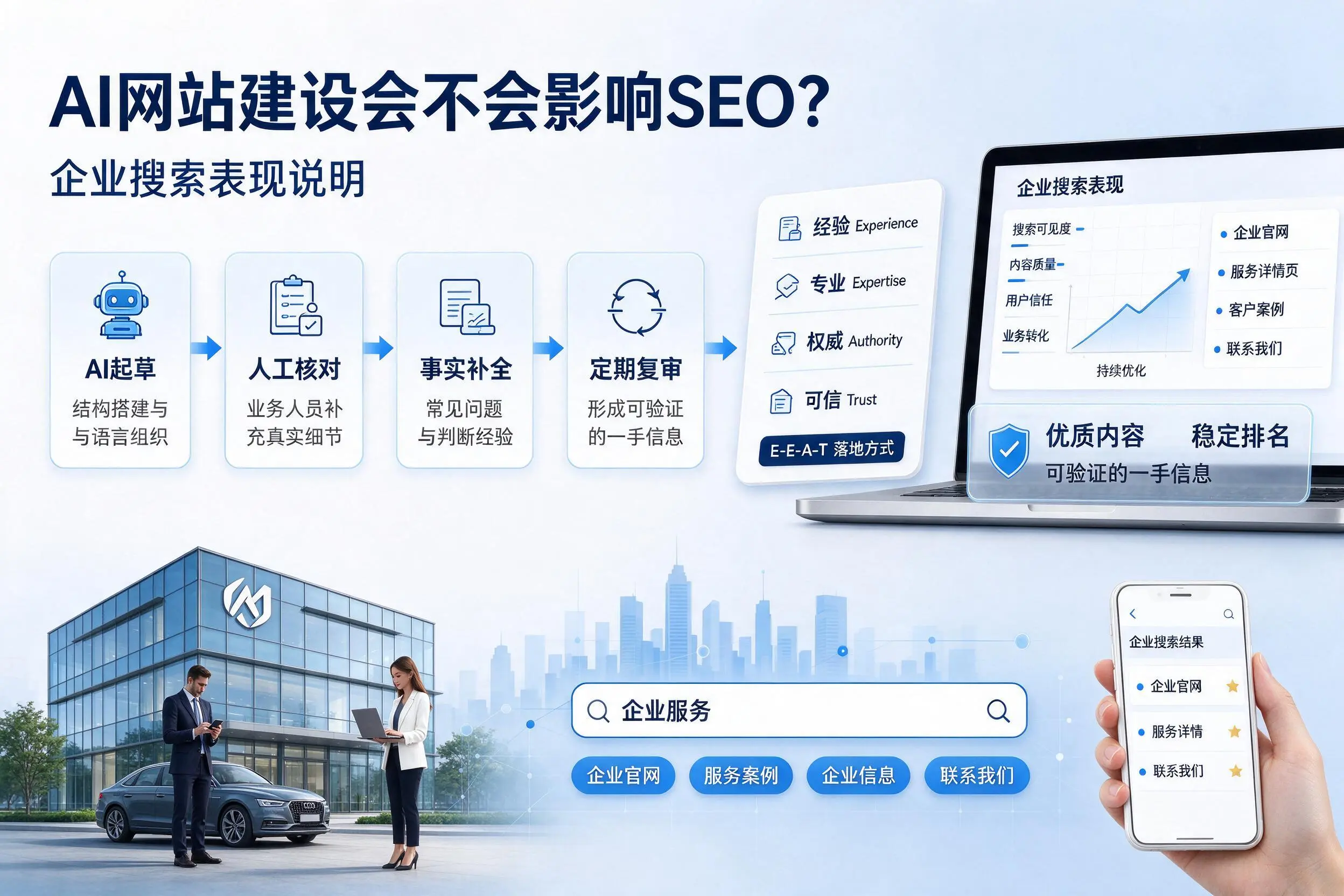 AI网站建设会不会影响SEO?曲靖企业搜索表现说明